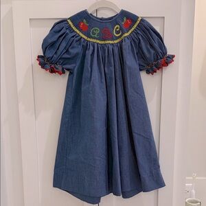 Remember Nguyen Smoke Chambray Back to School Dress 24M